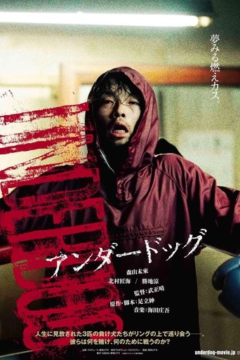 The movie title "アンダードッグ" translates to "Nënshtruar" in Albanian.