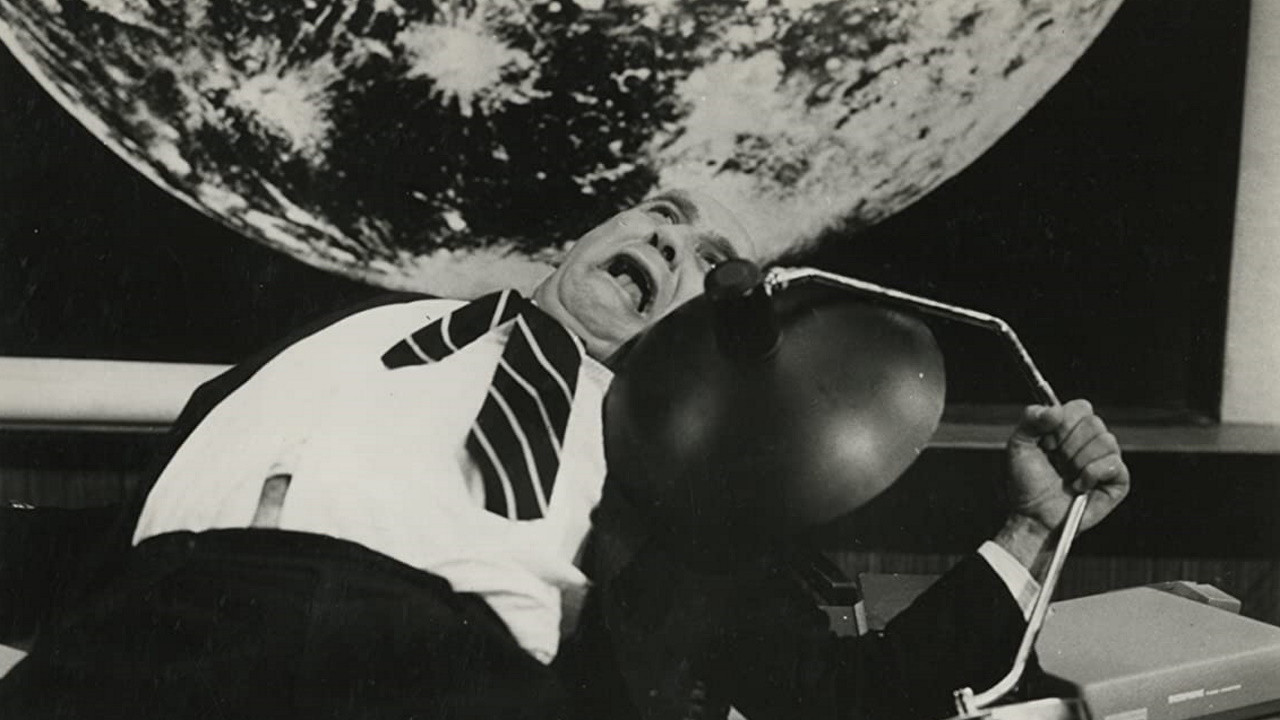 A Drowning Man backdrop