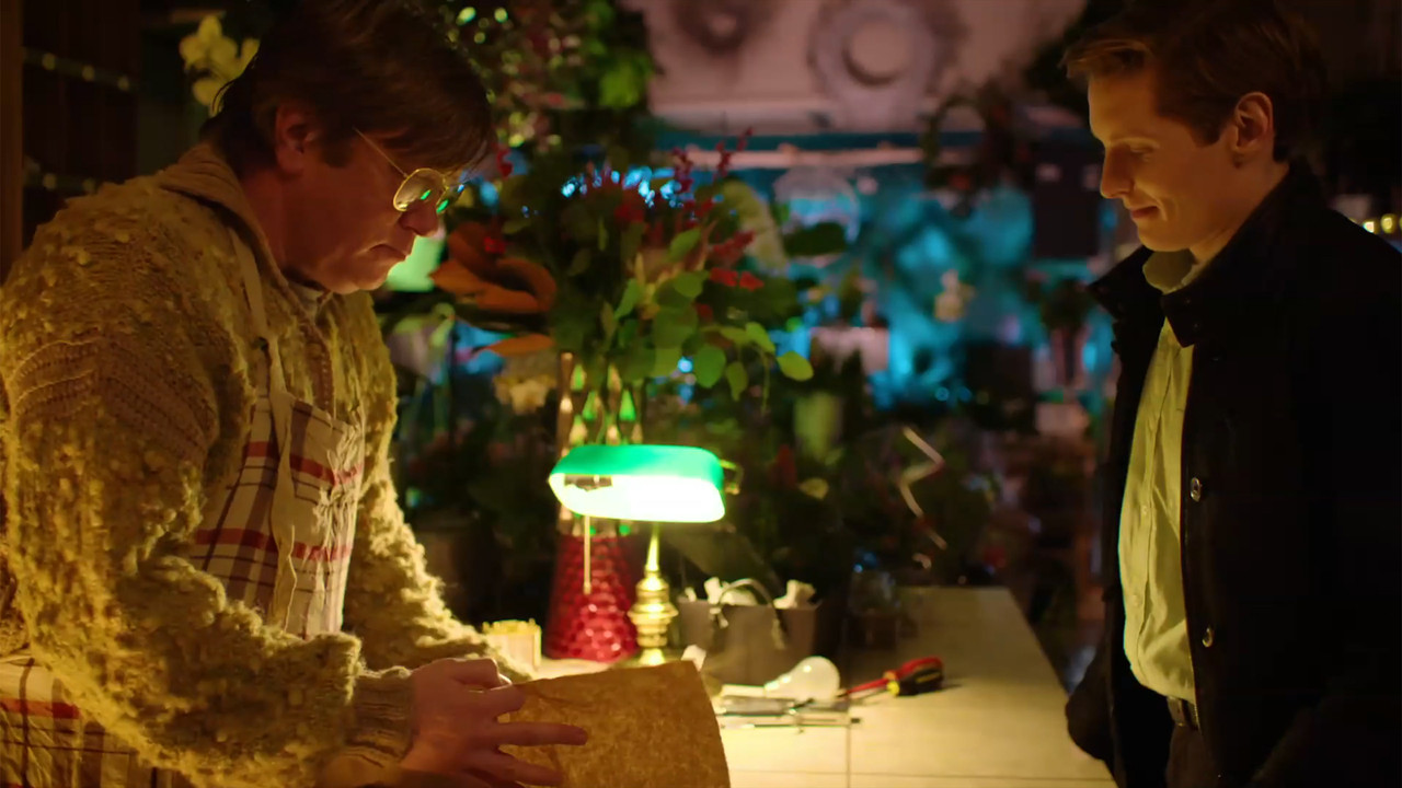 Liria e një statuje backdrop