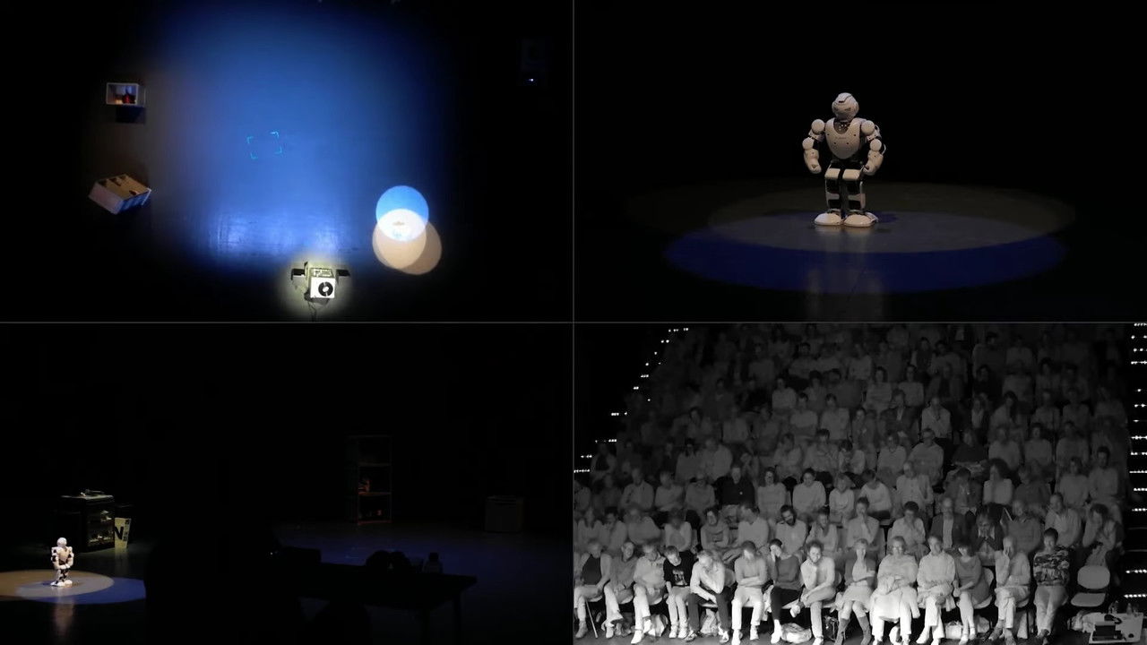 Robot Njerëzor backdrop