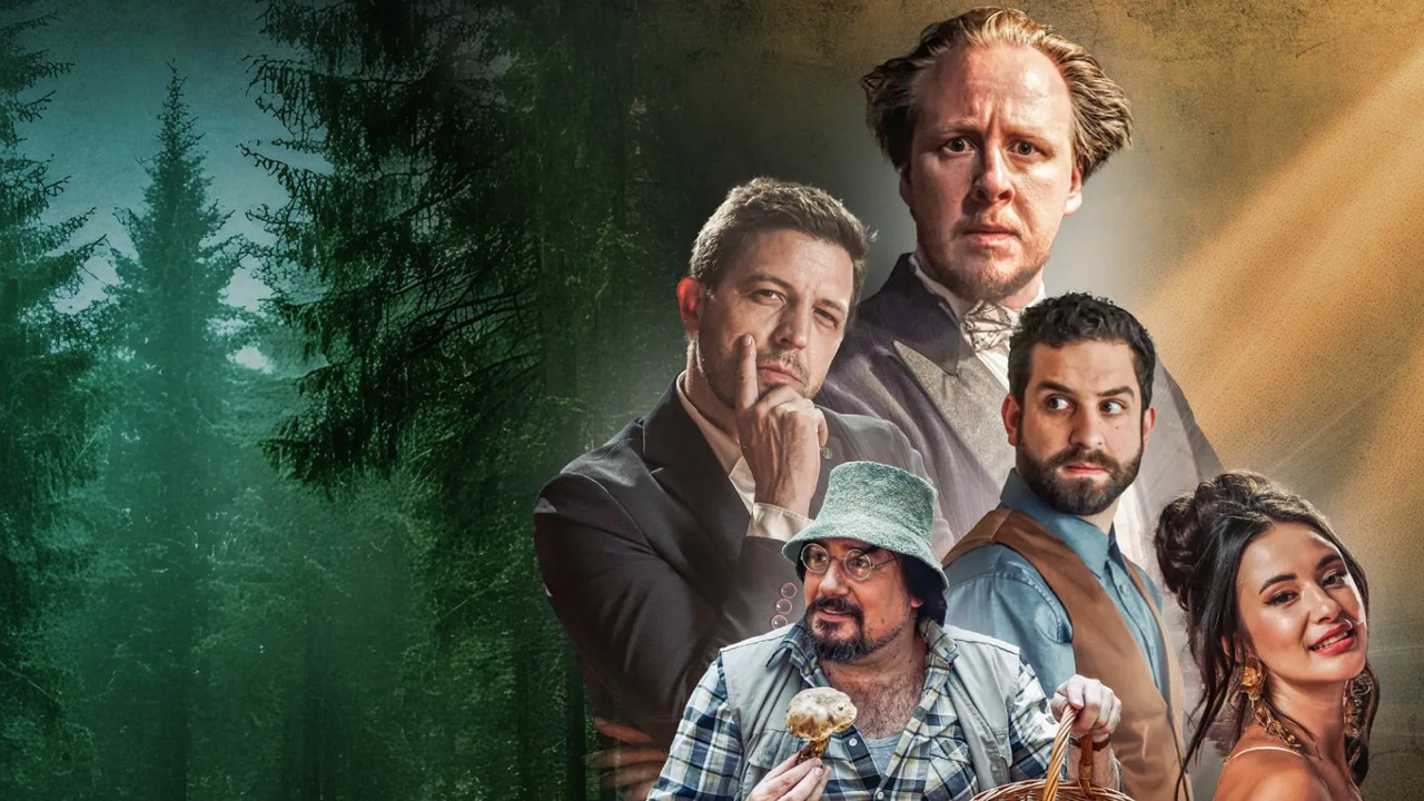 Mbreti Majmun i Vërtetë dhe i Rremë backdrop