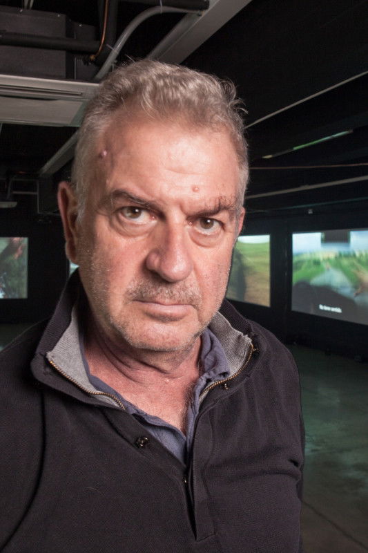 Avi Mograbi backdrop