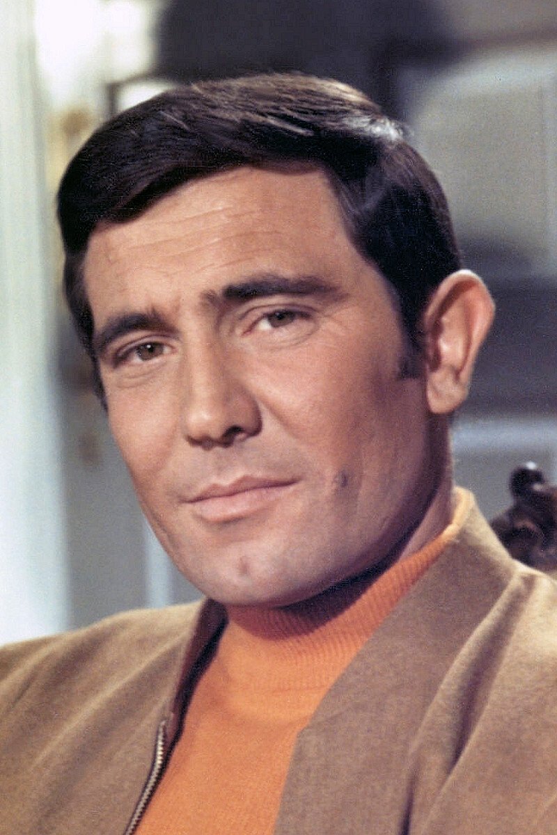 George Lazenby backdrop