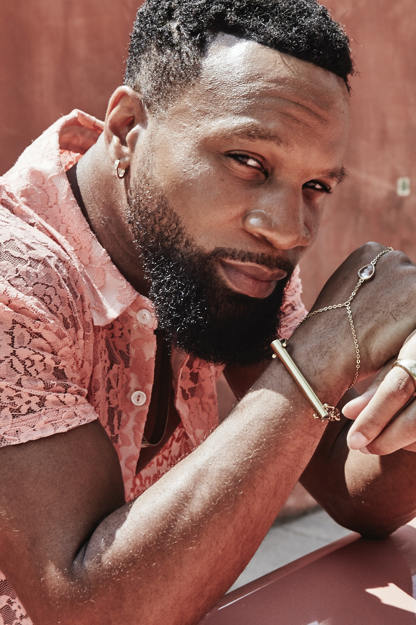 Johnny Ray Gill backdrop