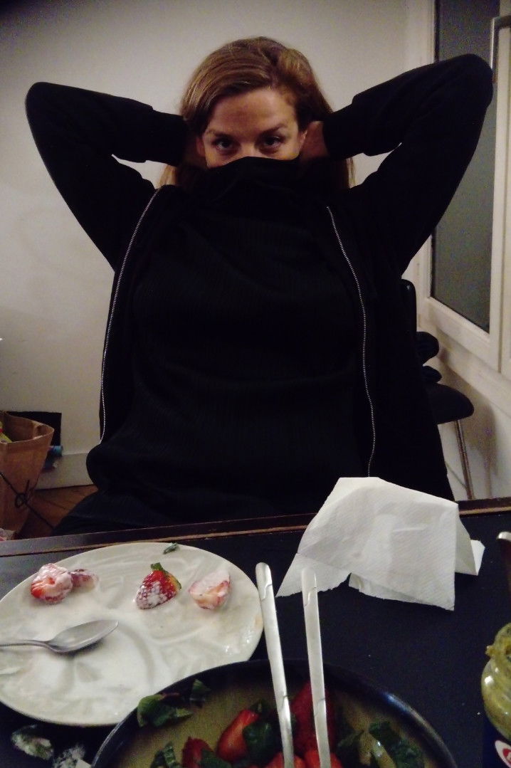 Clarisse Hahn backdrop