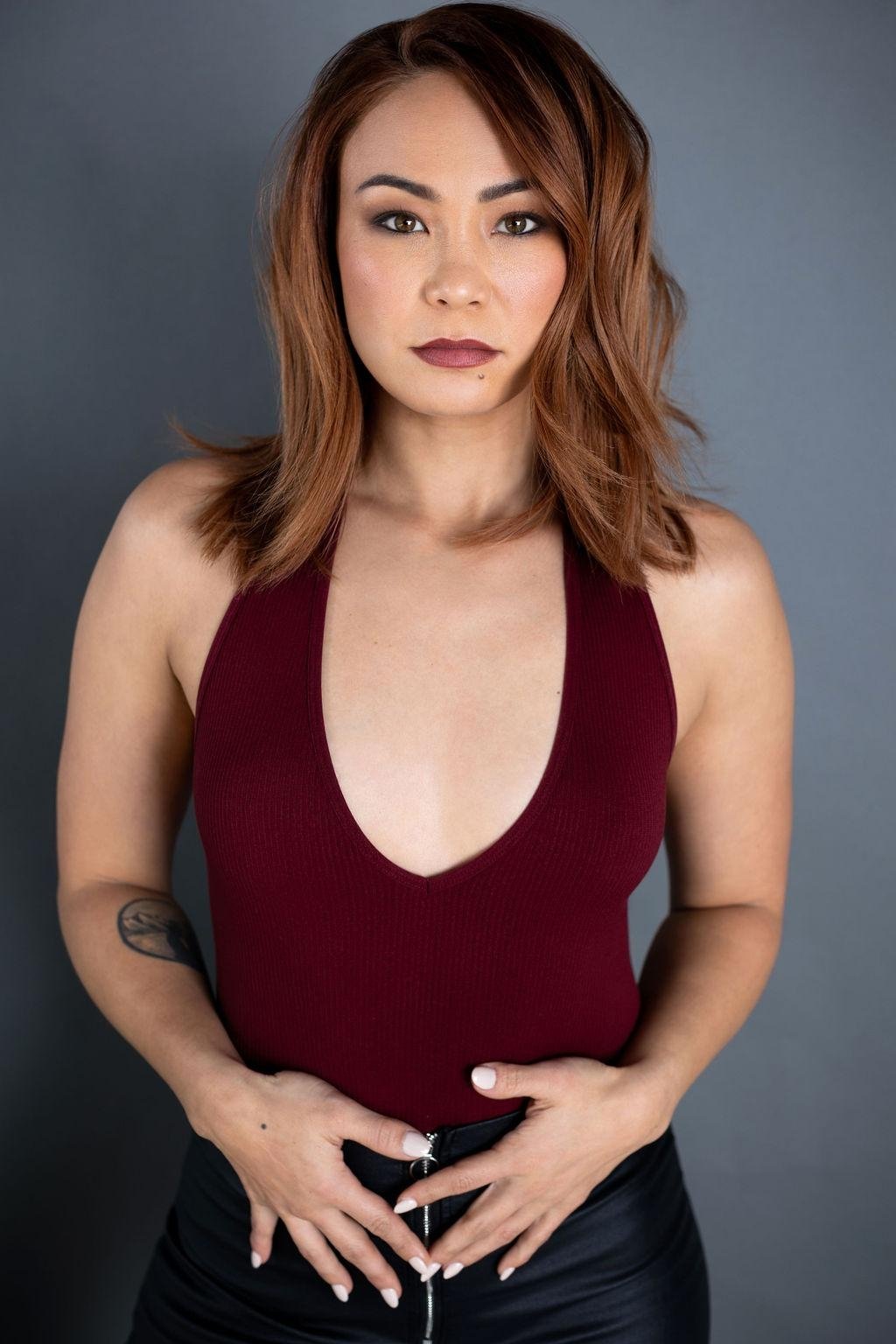 Michelle Waterson-Gomez backdrop