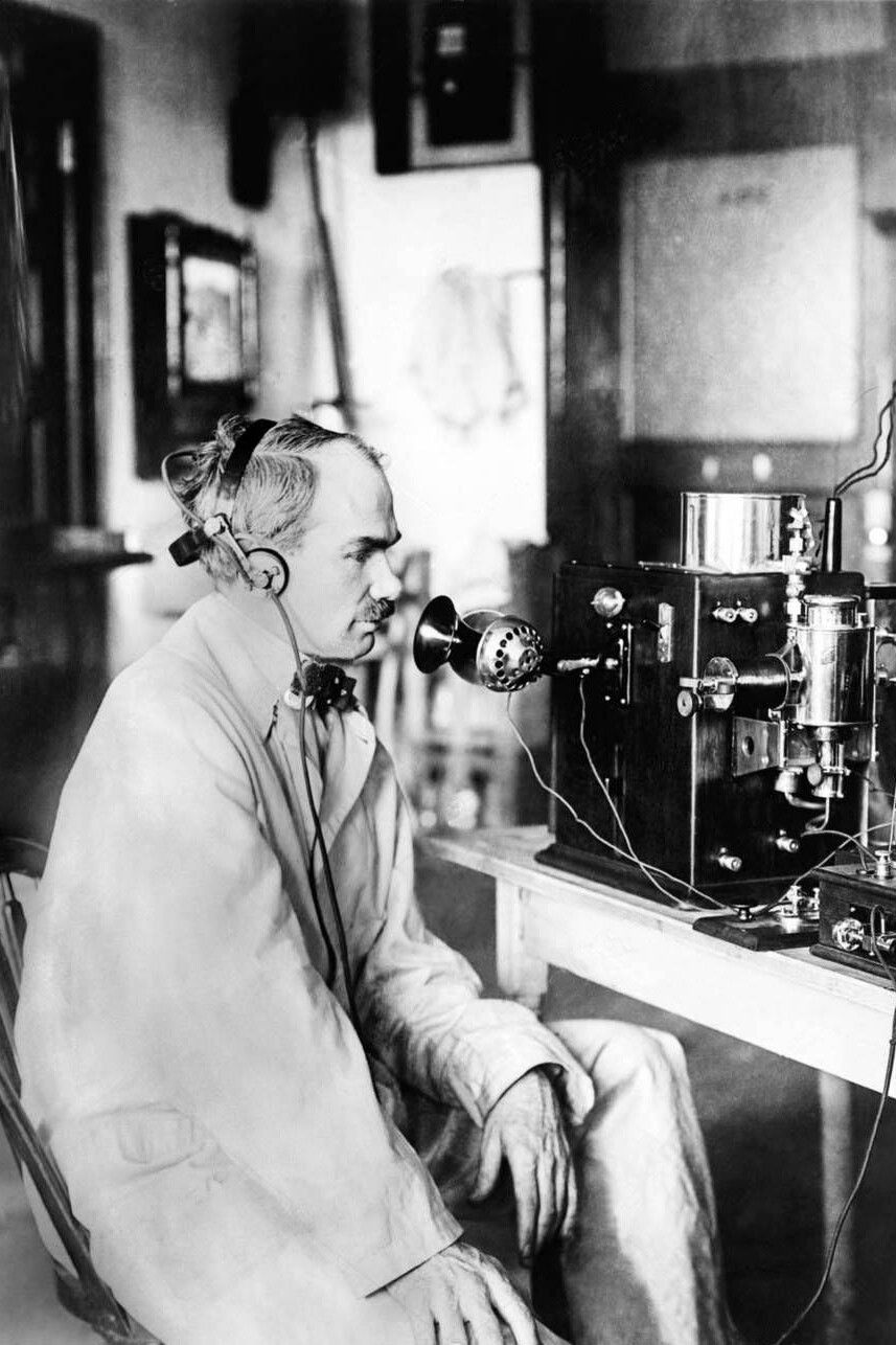 Lee De Forest backdrop