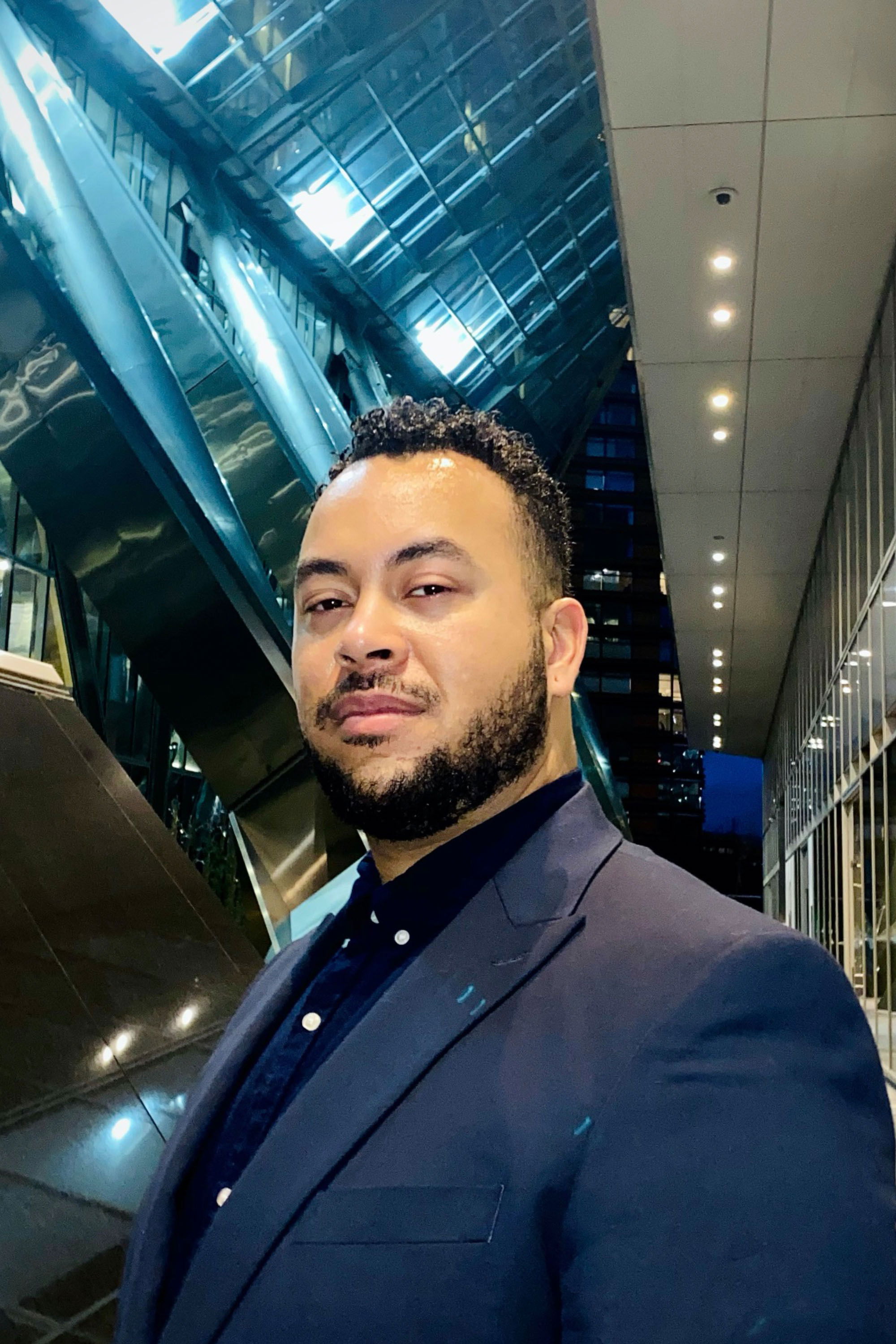 Alan George James backdrop