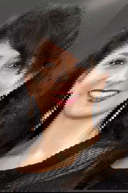 Shaparak Khorsandi backdrop