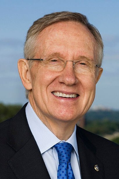 Harry Reid backdrop