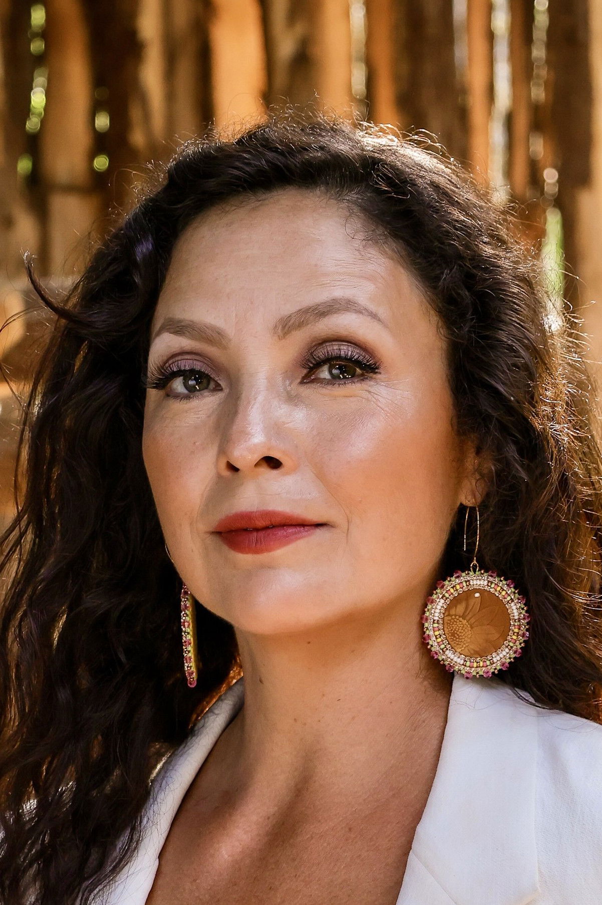 Santee Smith backdrop