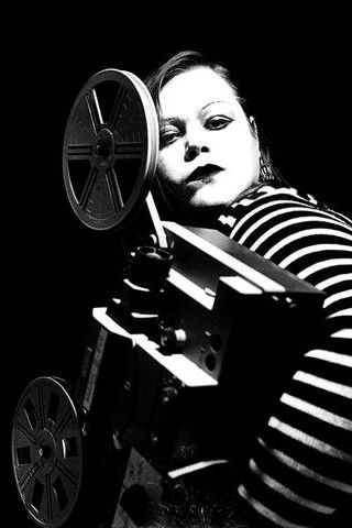 Maria Klonaris backdrop