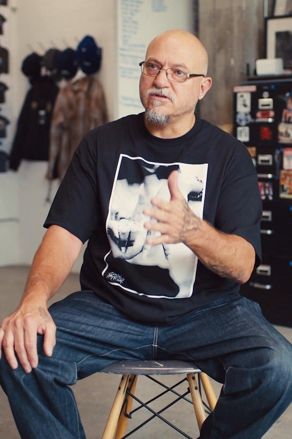 Estevan Oriol backdrop