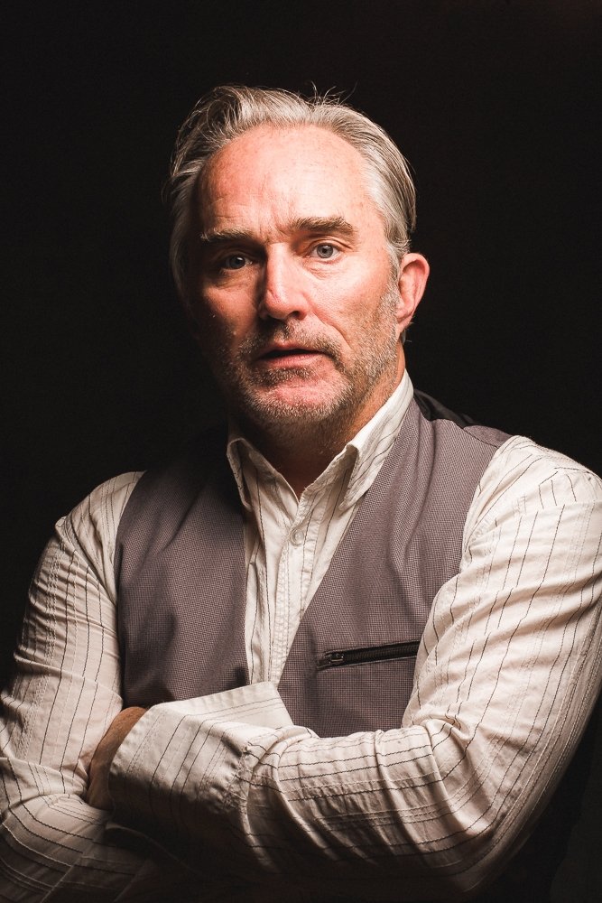 Ron E. Rains backdrop