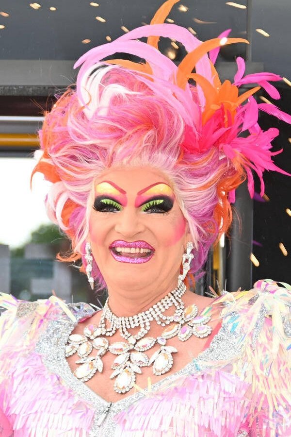 Olivia Jones backdrop