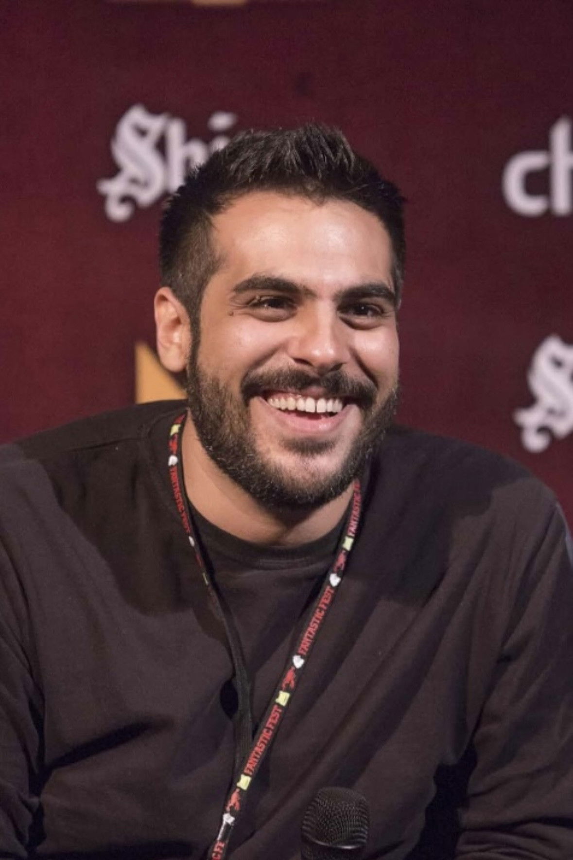 Majid Al Ansari backdrop