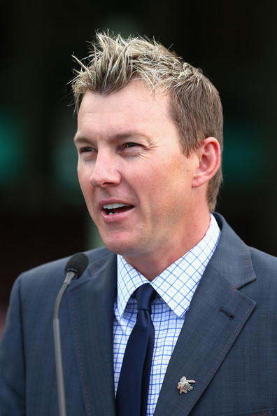 Brett Lee backdrop