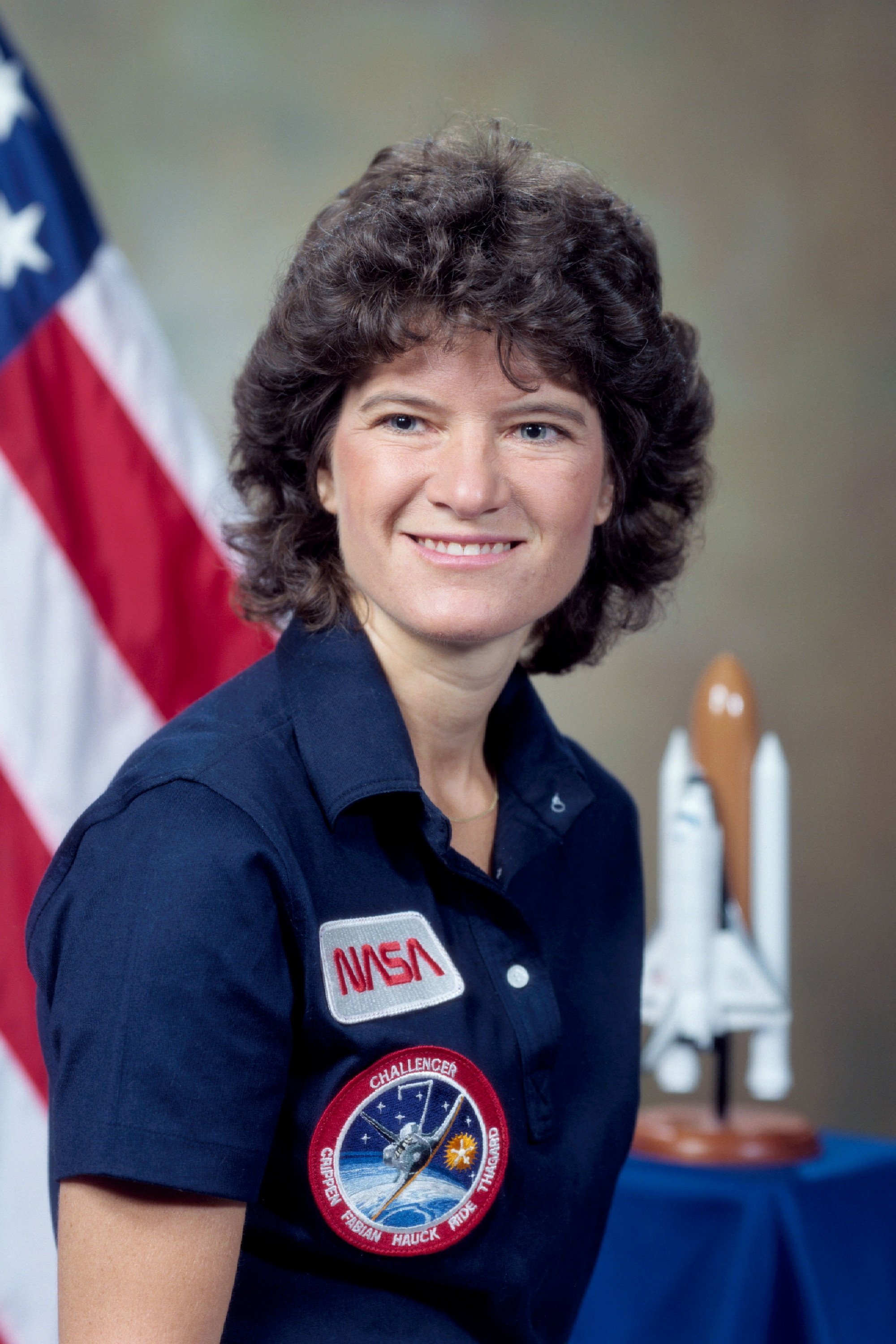 Sally Ride backdrop