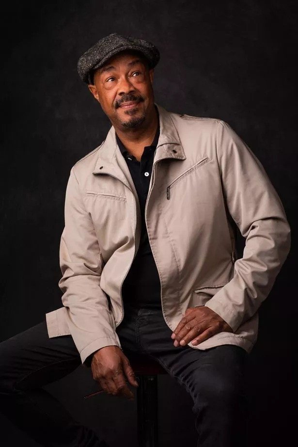 Earl Falconer backdrop