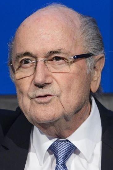Sepp Blatter backdrop