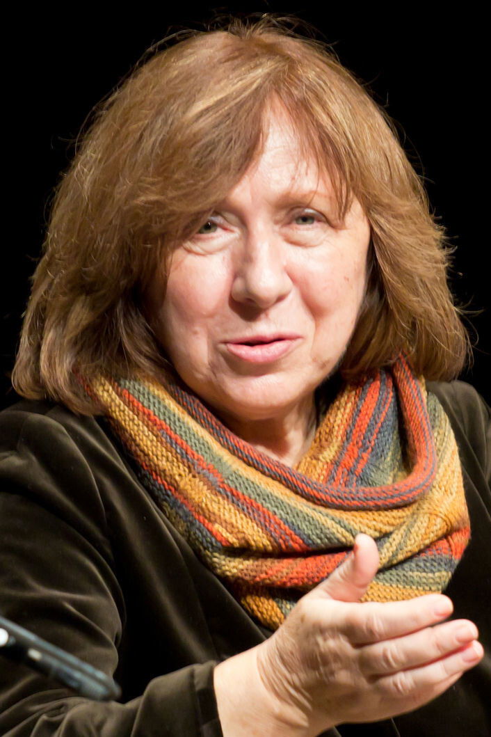 Svetlana Alexievich backdrop