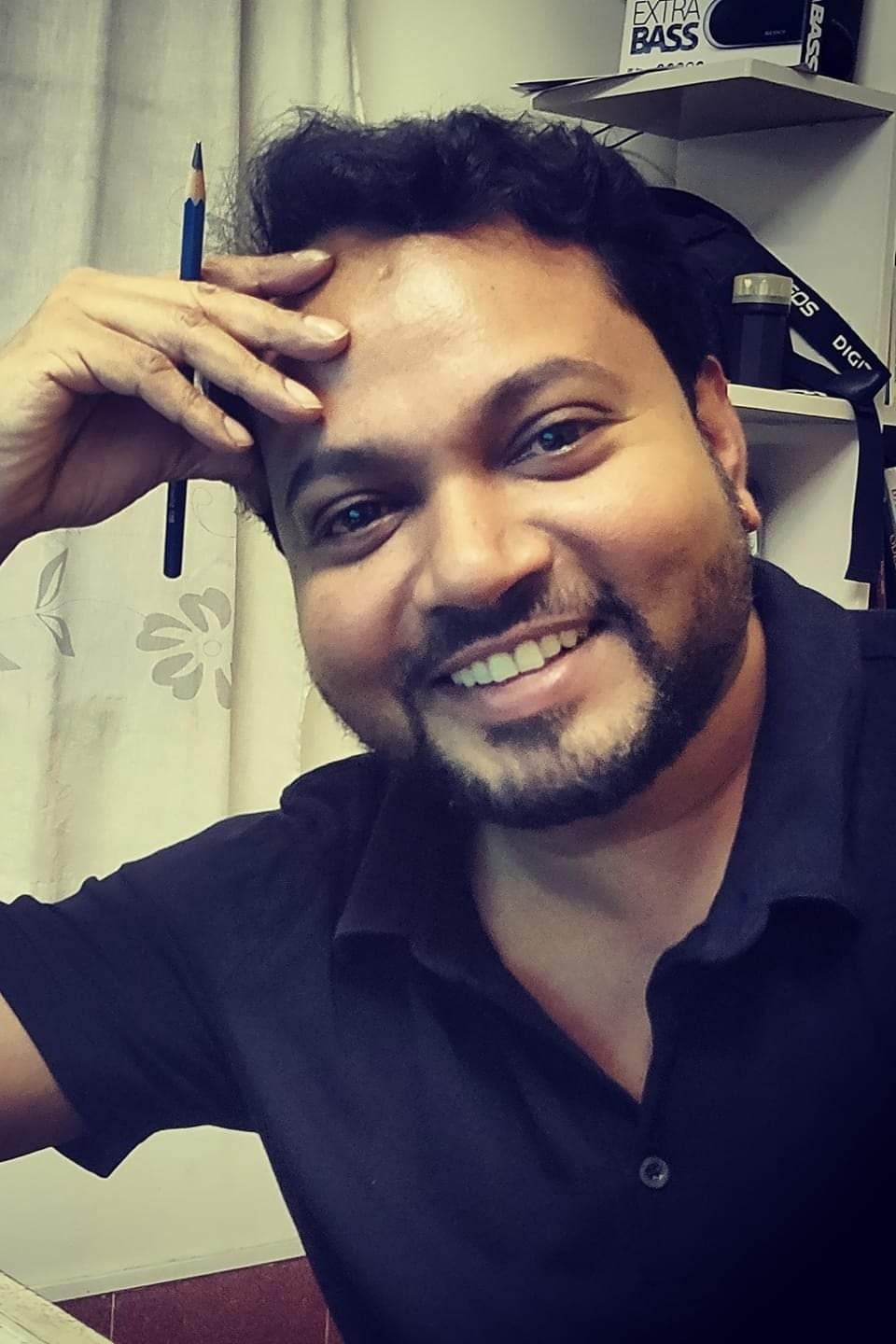 K. M. Chaitanya backdrop