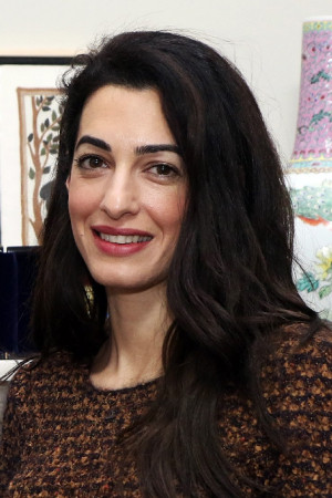 Amal Clooney backdrop