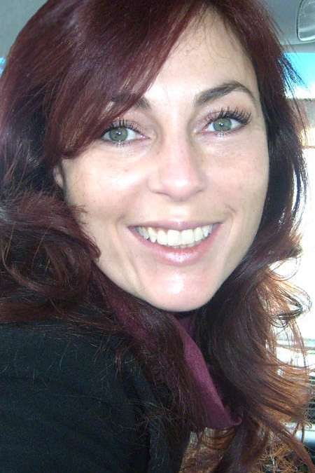 Christie LeBlanc backdrop