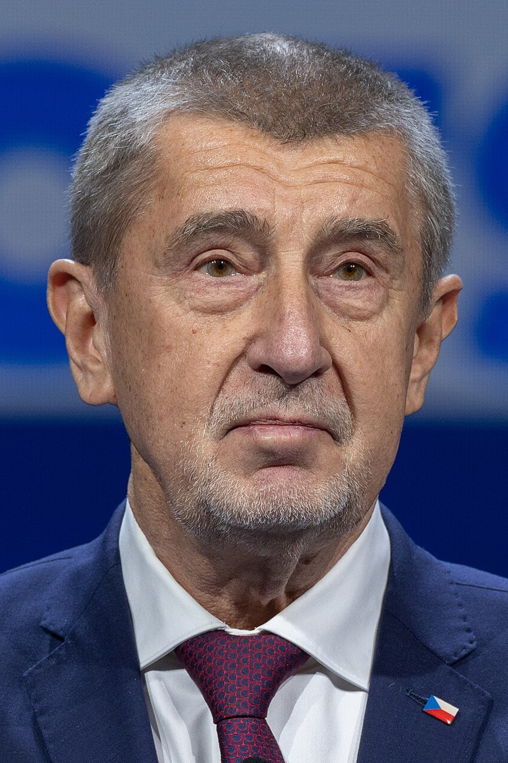 Andrej Babiš backdrop