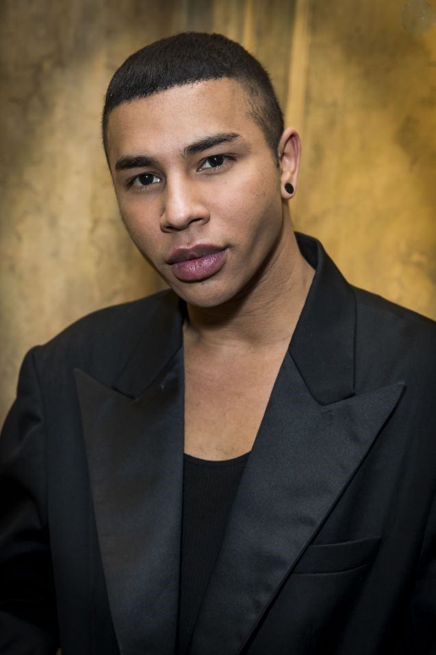 Olivier Rousteing backdrop