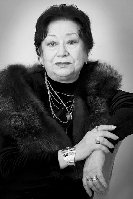 Khalima Iskanderova backdrop