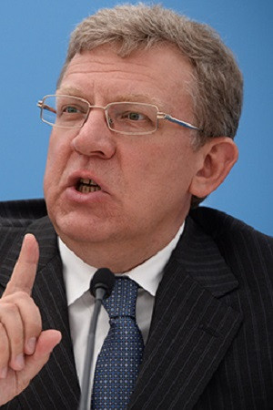 Aleksey Kudrin backdrop