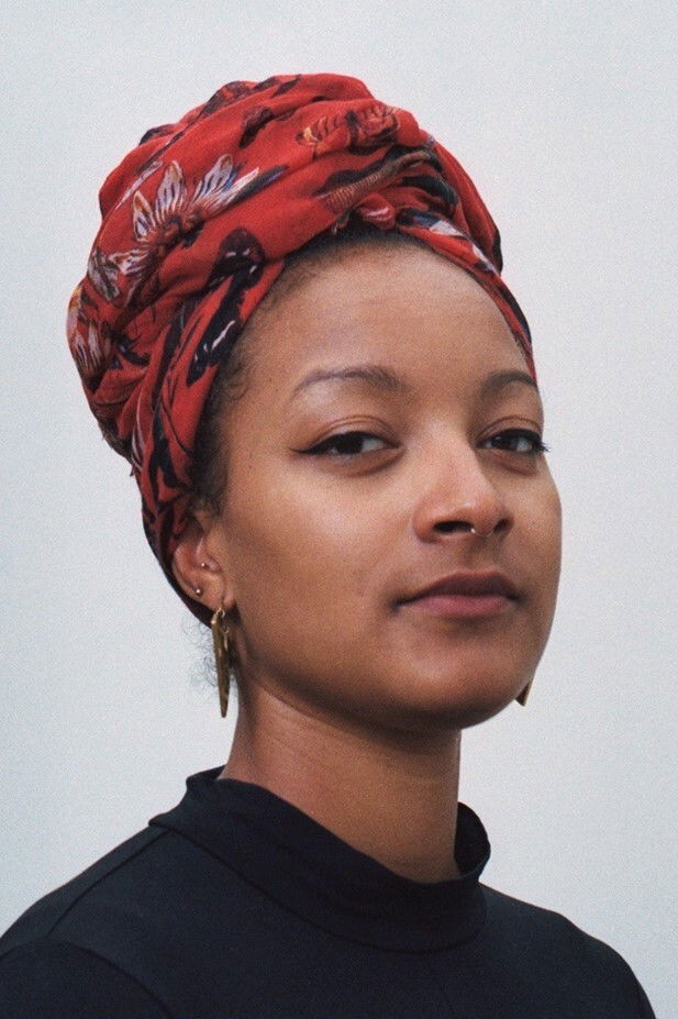 Nubya Garcia backdrop