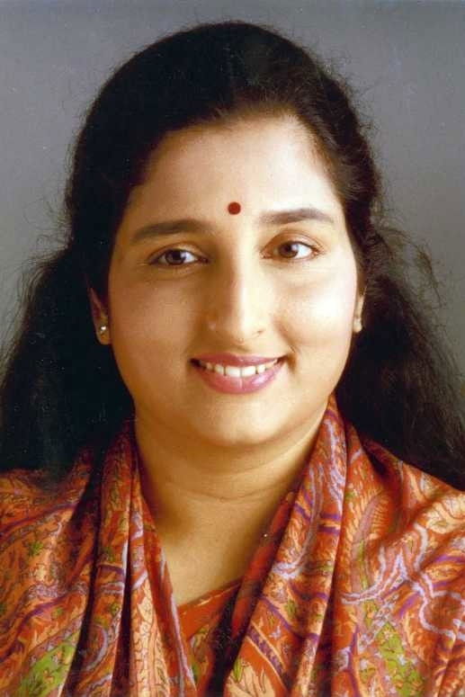 Anuradha Paudwal backdrop