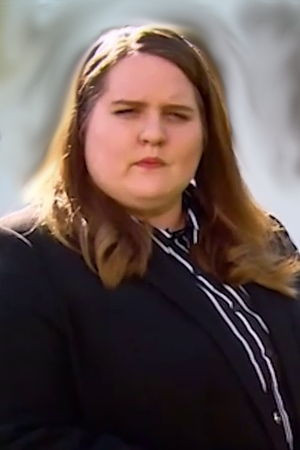 Giulia Becker backdrop