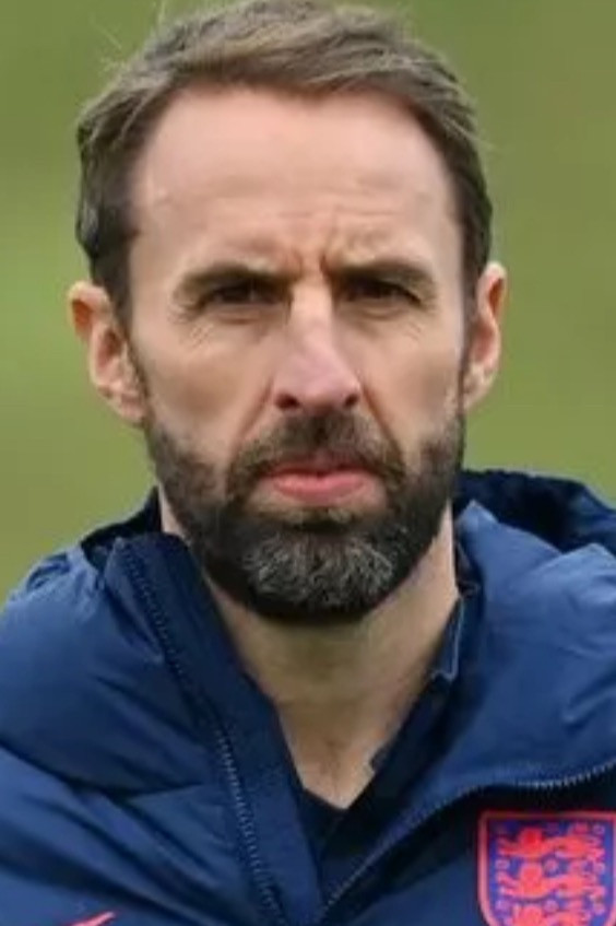 Gareth Southgate backdrop