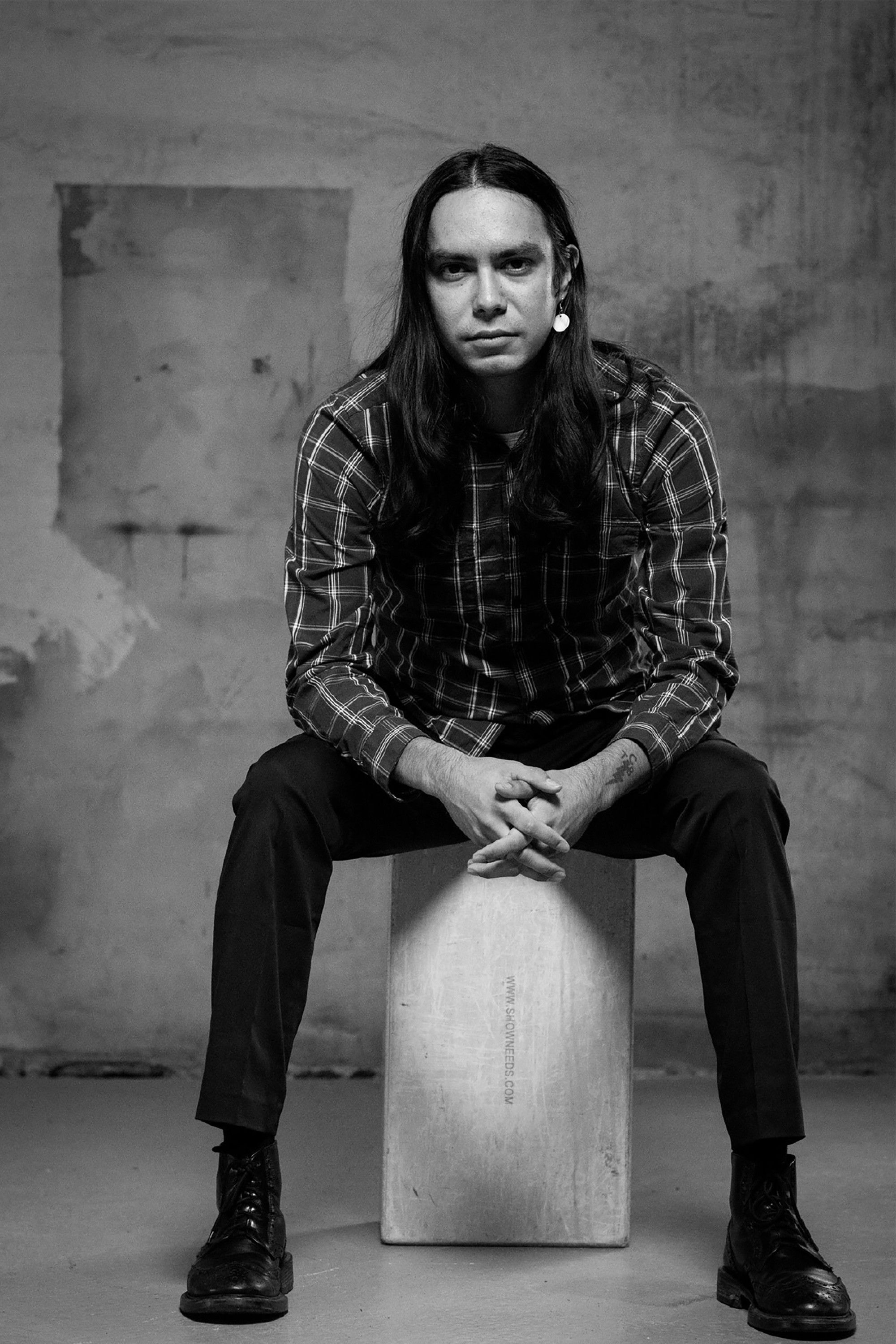 ishkwaazhe Shane McSauby backdrop