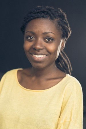 Claudia Mongumu backdrop