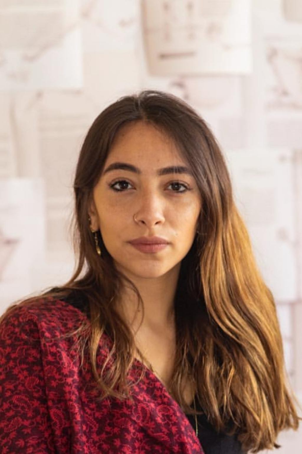 Sarah Taibah backdrop