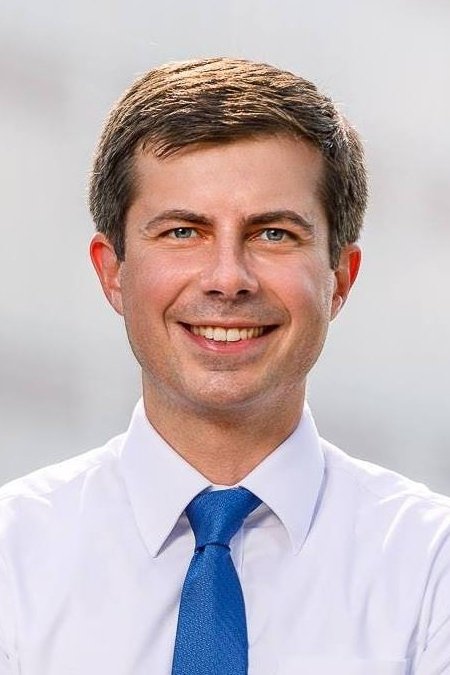 Pete Buttigieg backdrop