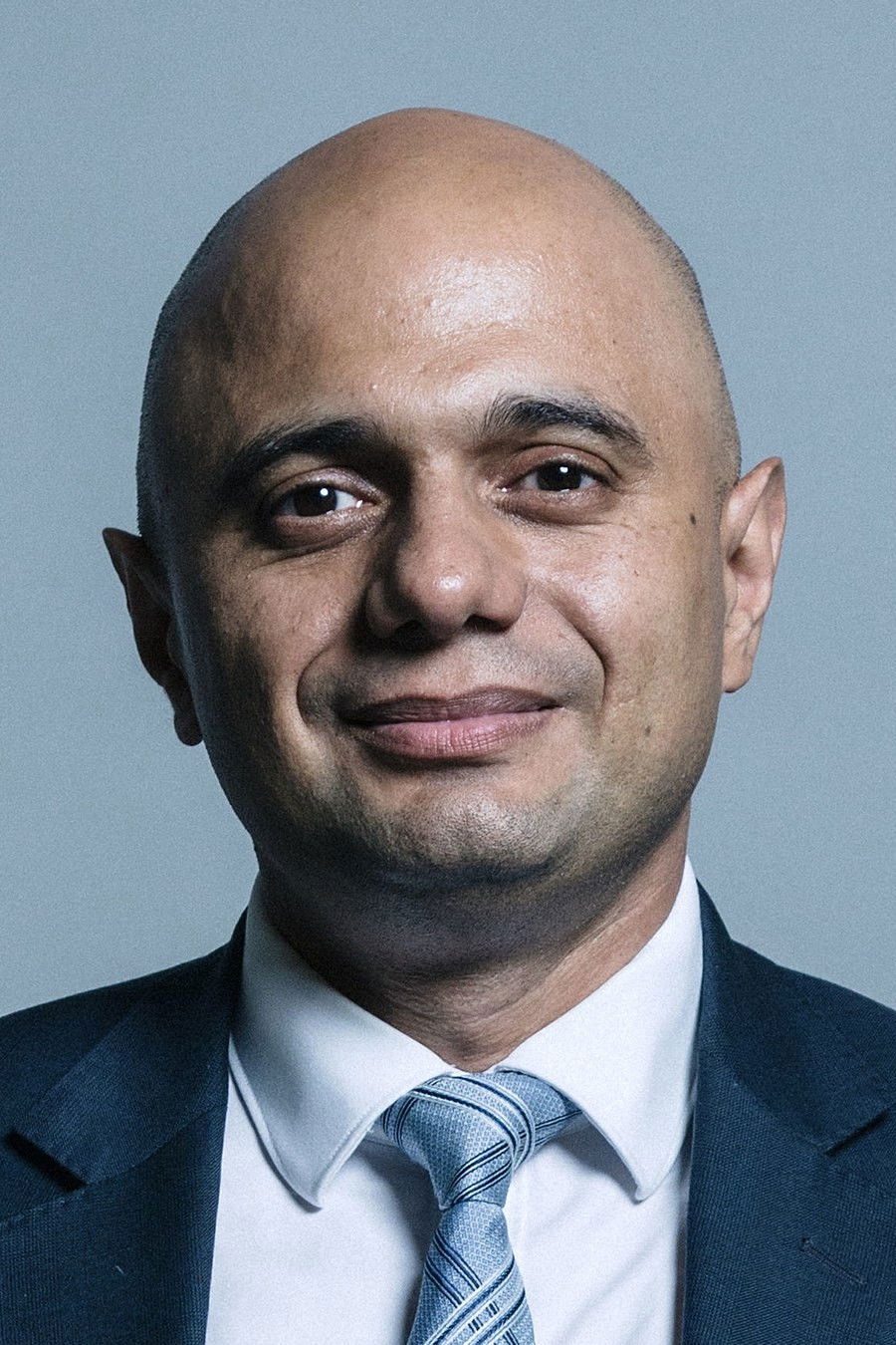 Sajid Javid backdrop