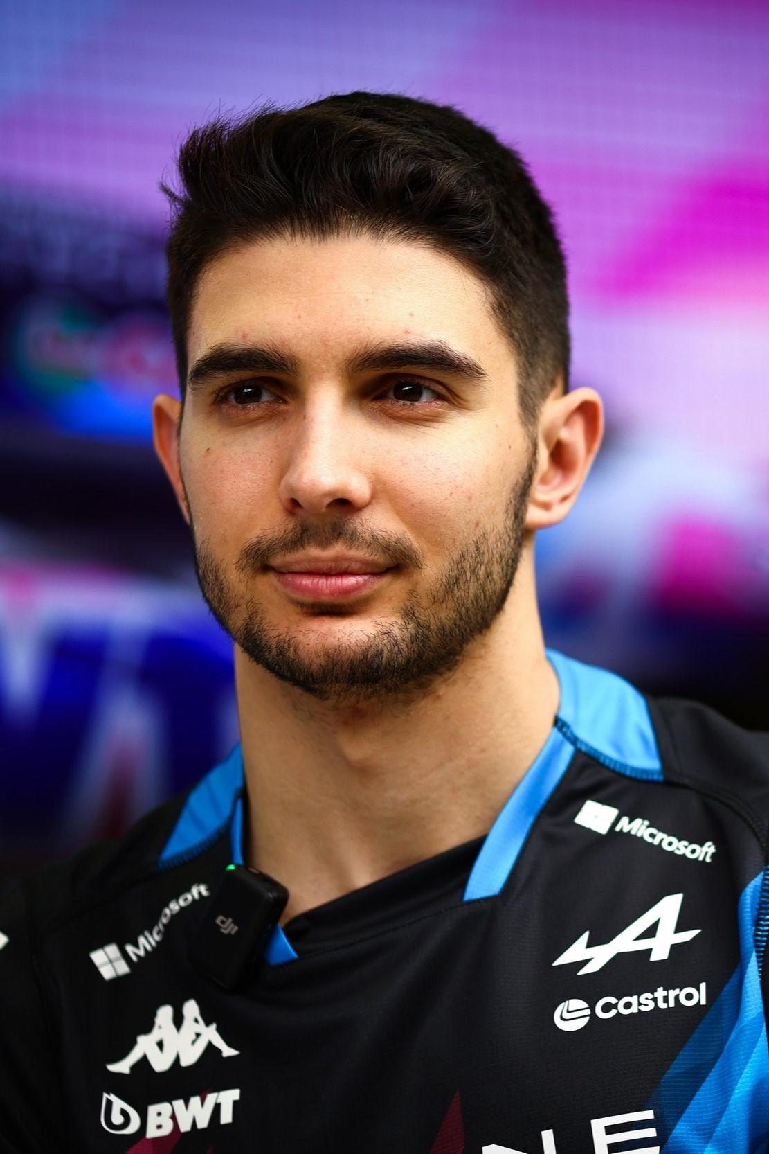 Esteban Ocon backdrop