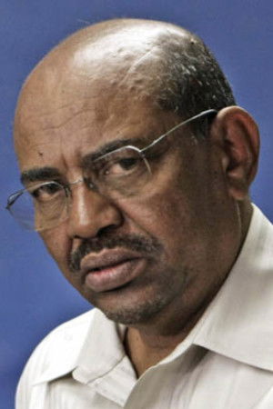 Omar Al-Bashir backdrop