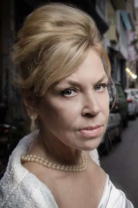 Roubini Vasilakopoulou backdrop