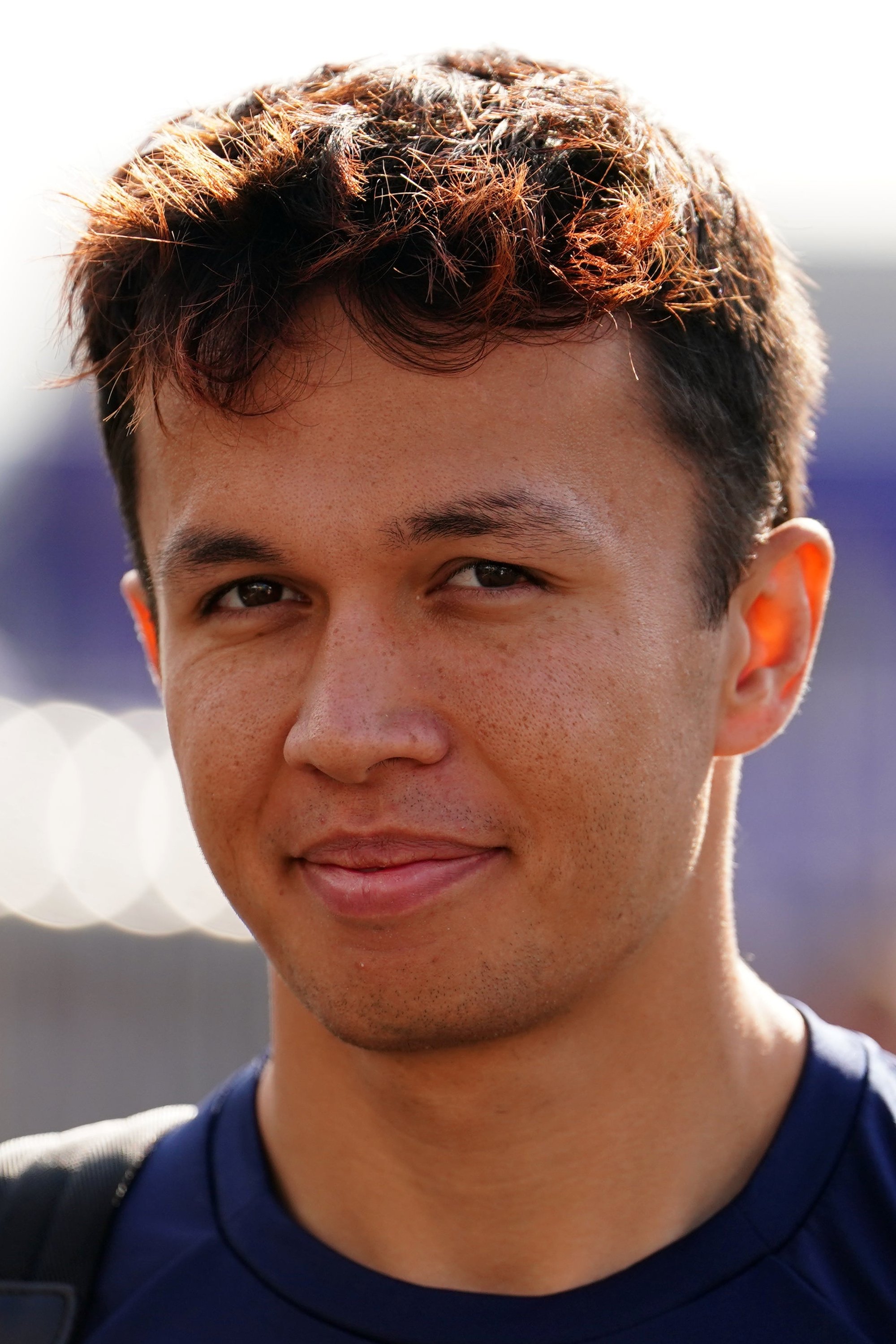Alexander Albon backdrop