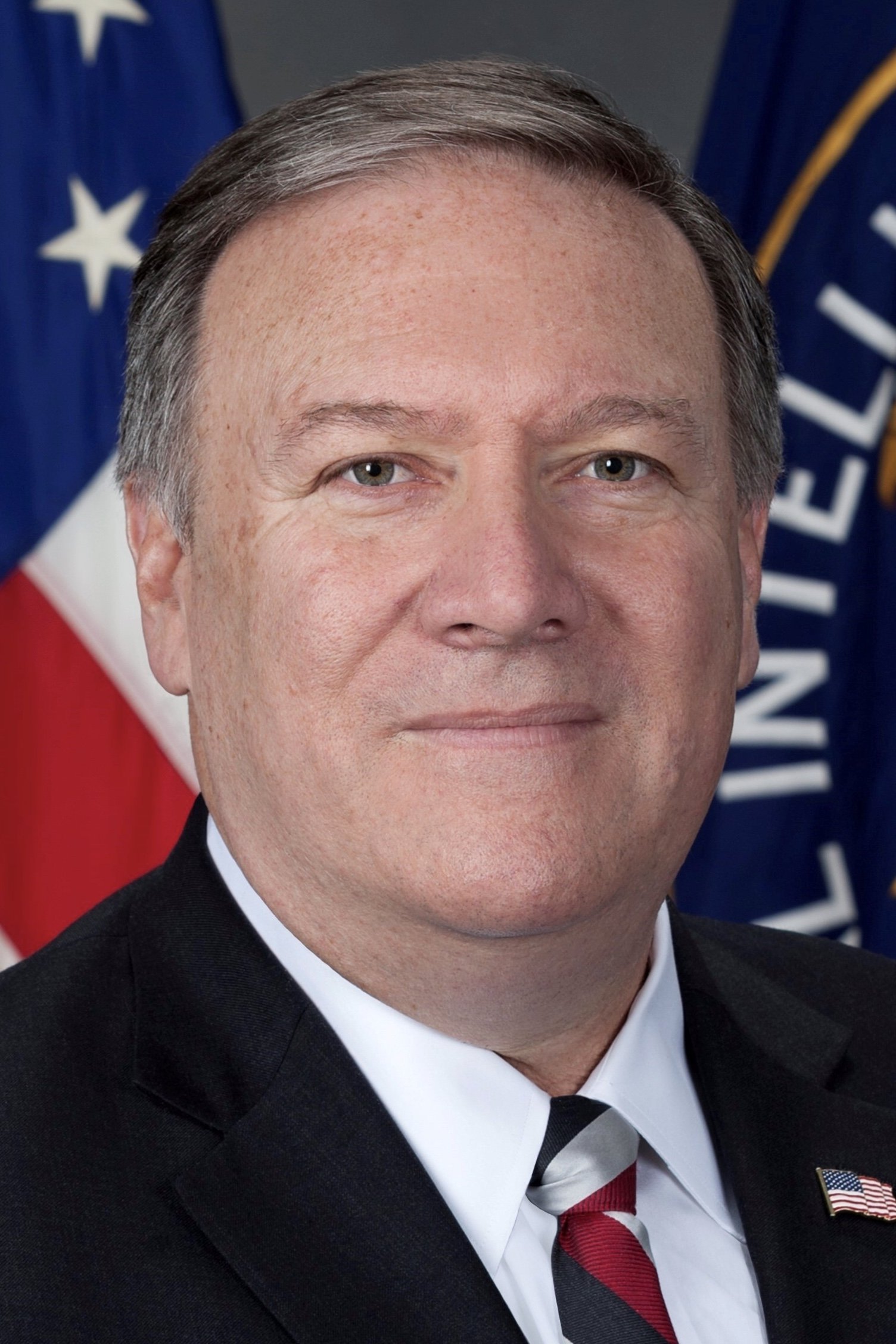 Mike Pompeo backdrop