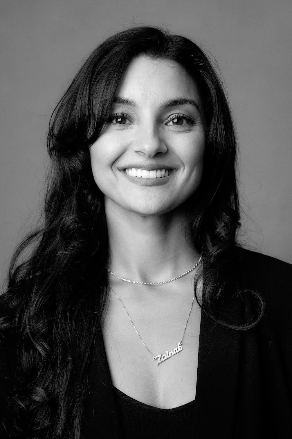 Zainab Azizi backdrop