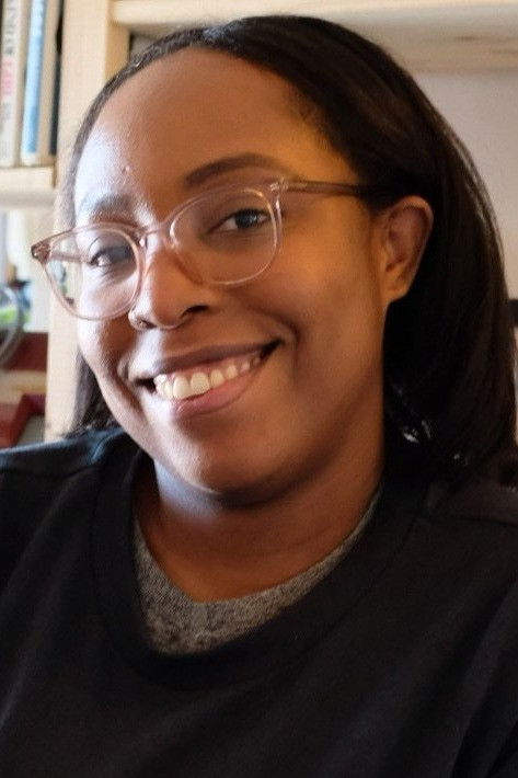 Chanel James backdrop