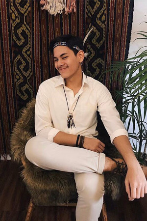 Muhammad Azhari backdrop