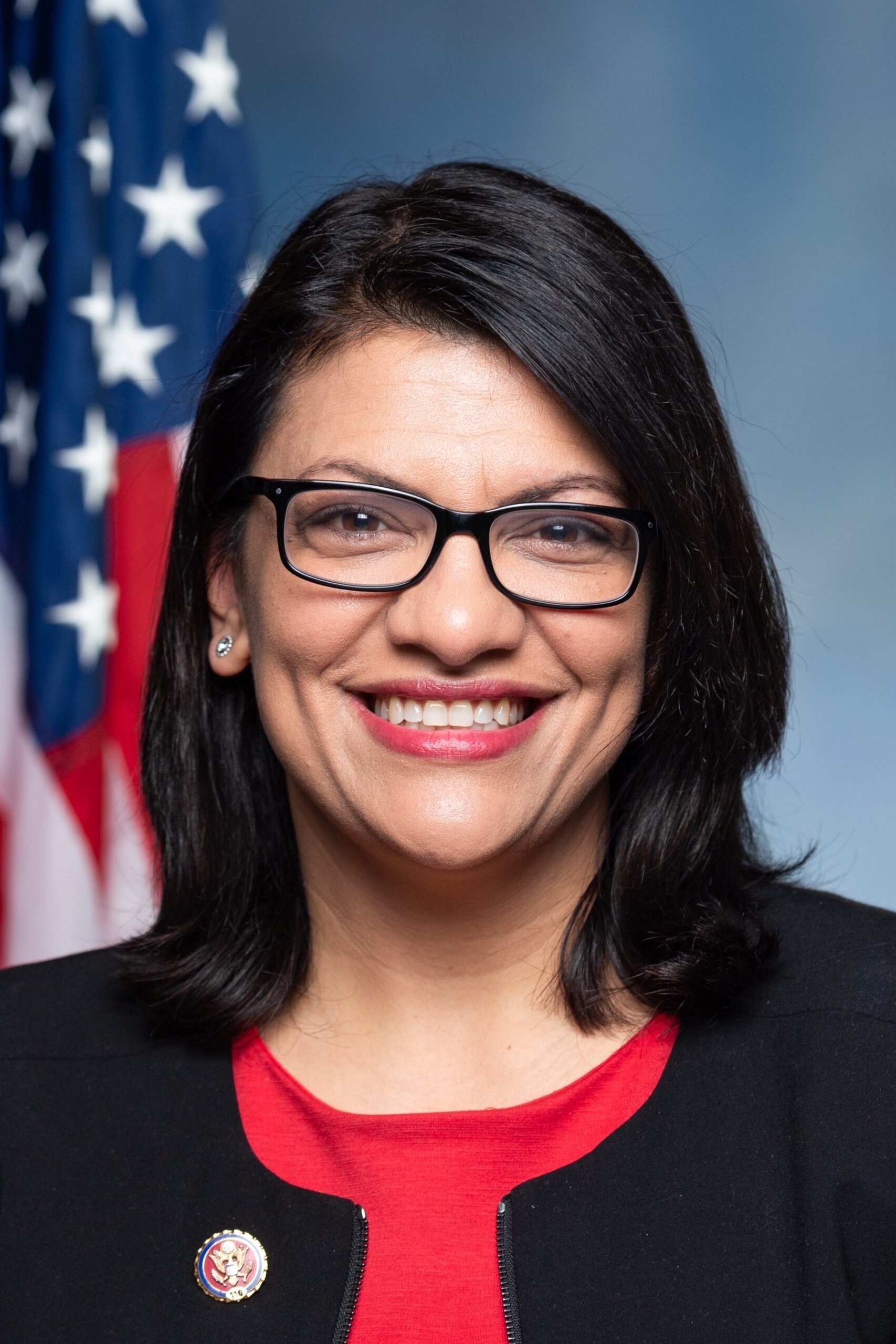 Rashida Tlaib backdrop
